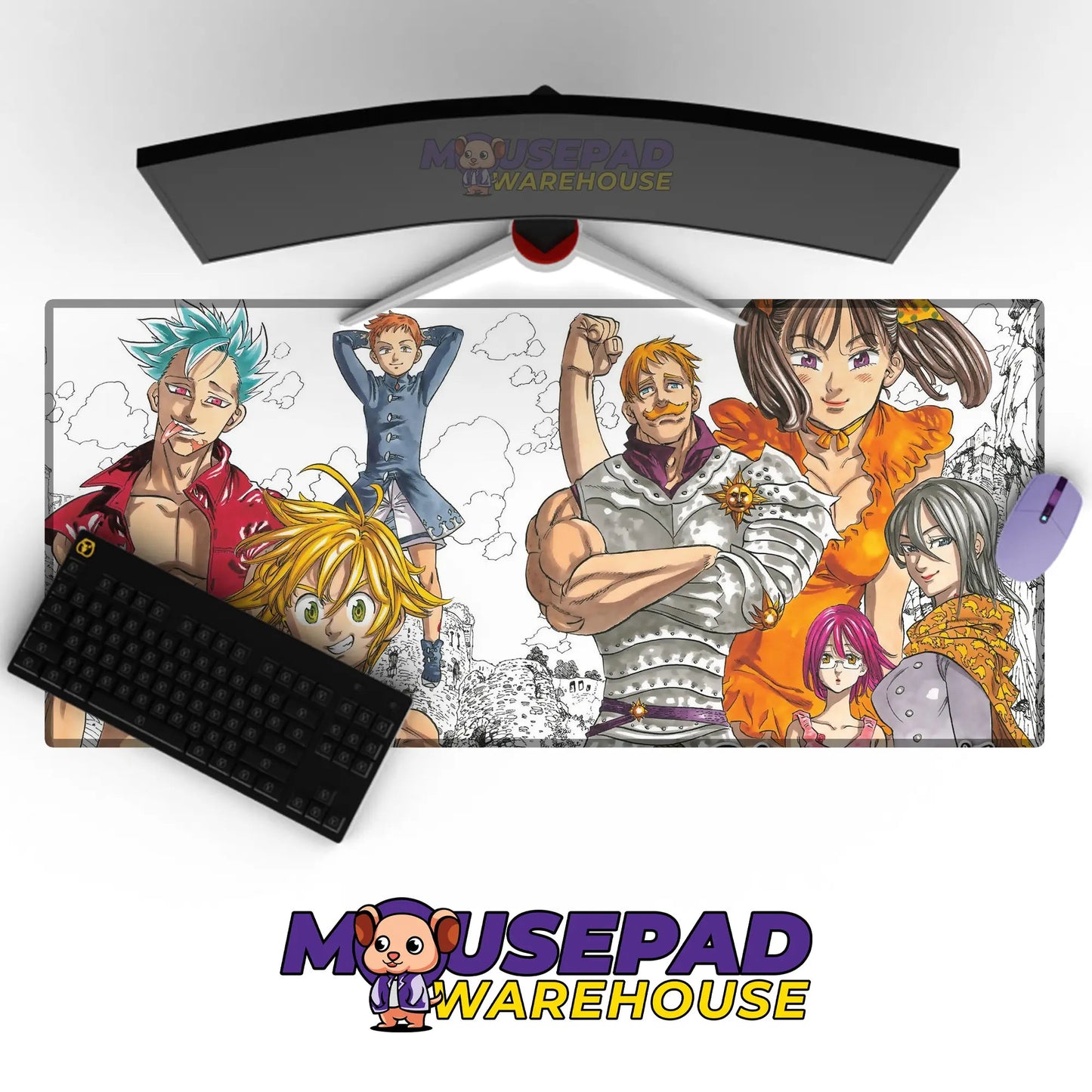 Nanatsu no Taizai (The Seven Deadly Sins) Anime Mousepad 859921 - Mousepad Warehouse