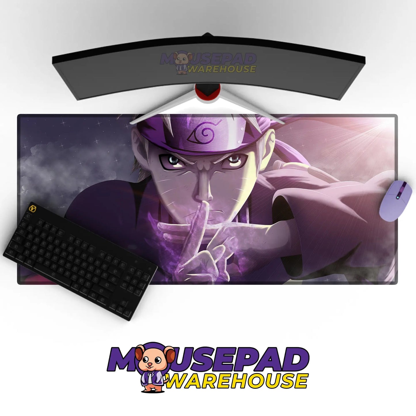 Naruto Shadow Clone Jutsu Mousepad / Desk Mat - Mousepad Warehouse