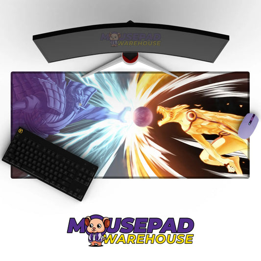 Naruto vs Kurama Energy Clash Mousepad / Desk Mat - Mousepad Warehouse