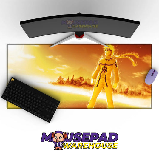 Naruto Kurama Chakra Mode Mousepad / Desk Mat - Mousepad Warehouse