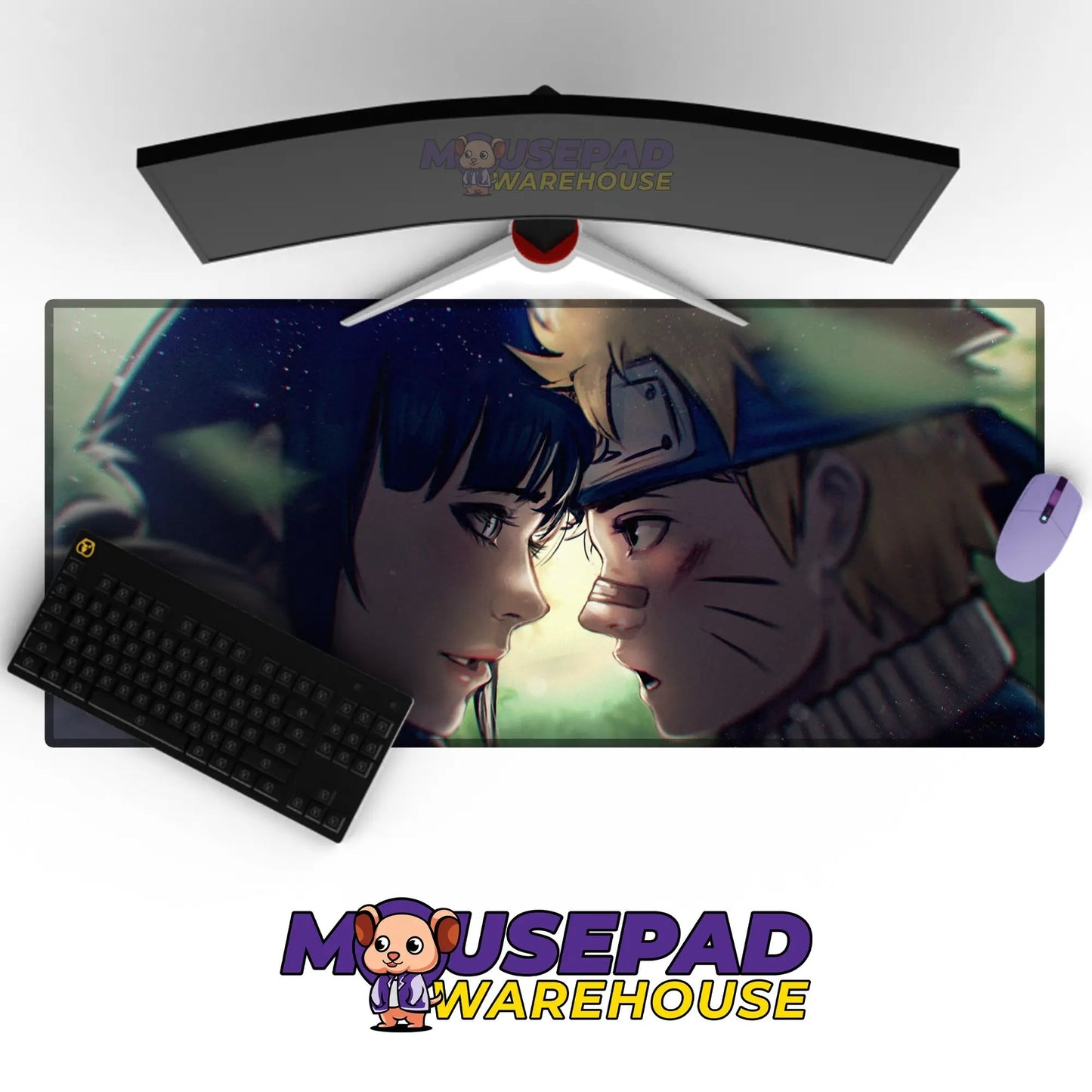 Naruto and Hinata Eternal Bond Mousepad / Desk Mat - Mousepad Warehouse