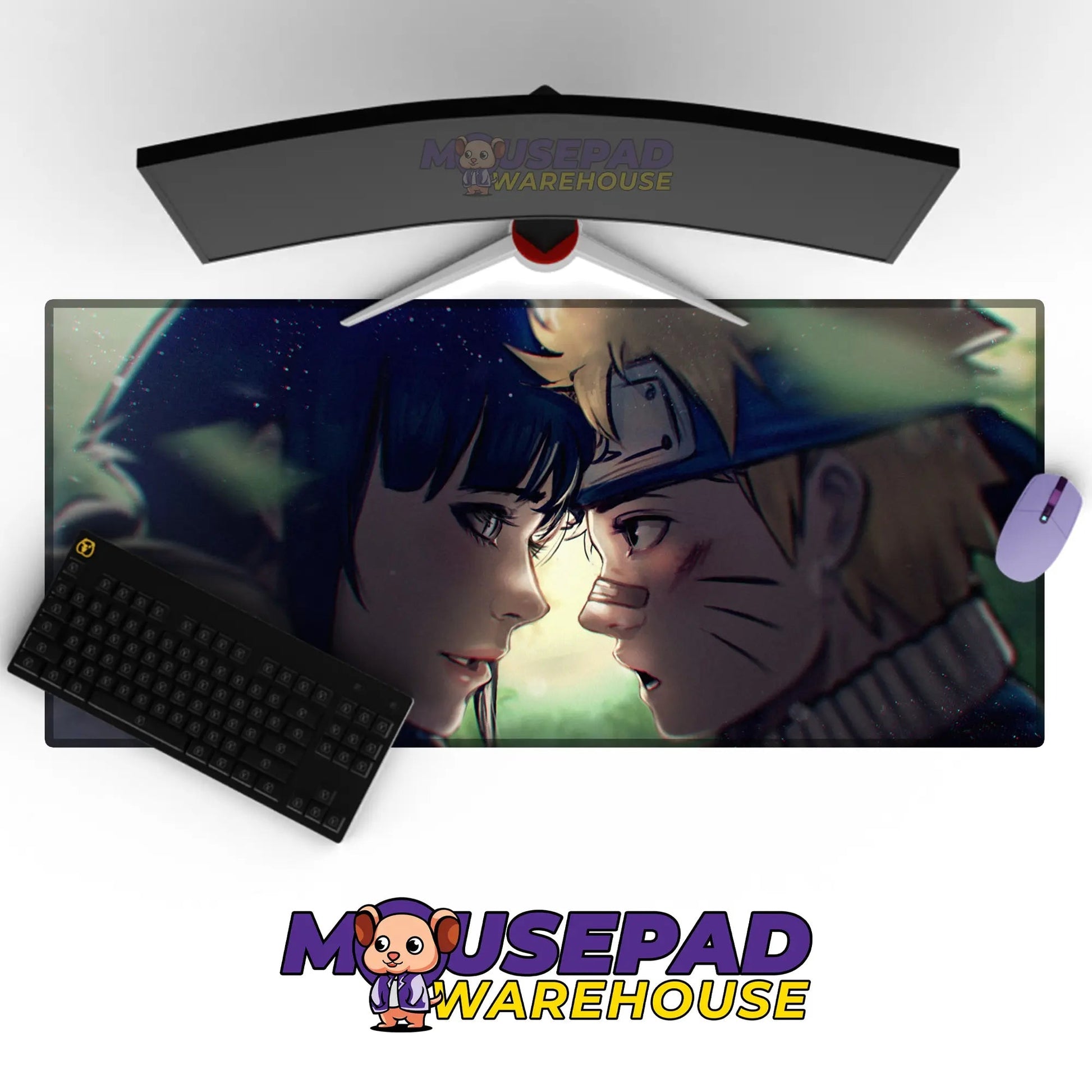 Naruto and Hinata Eternal Bond Mousepad / Desk Mat - Mousepad Warehouse