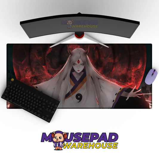 Kaguya Ōtsutsuki Blood Moon Goddess Mousepad / Desk Mat - Mousepad Warehouse