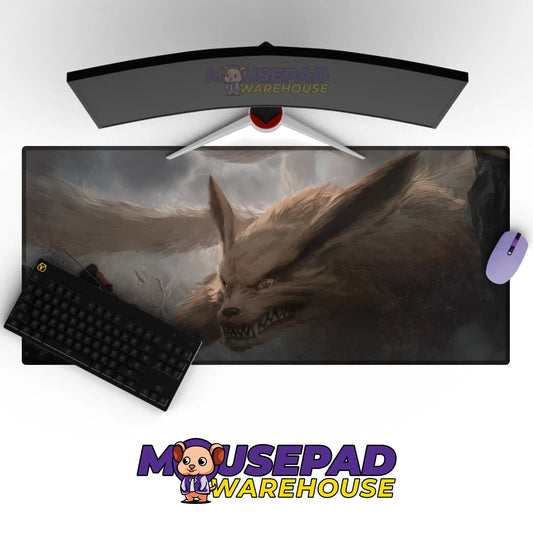 Madara vs Kurama Epic Battle Mousepad / Desk Mat - Mousepad Warehouse