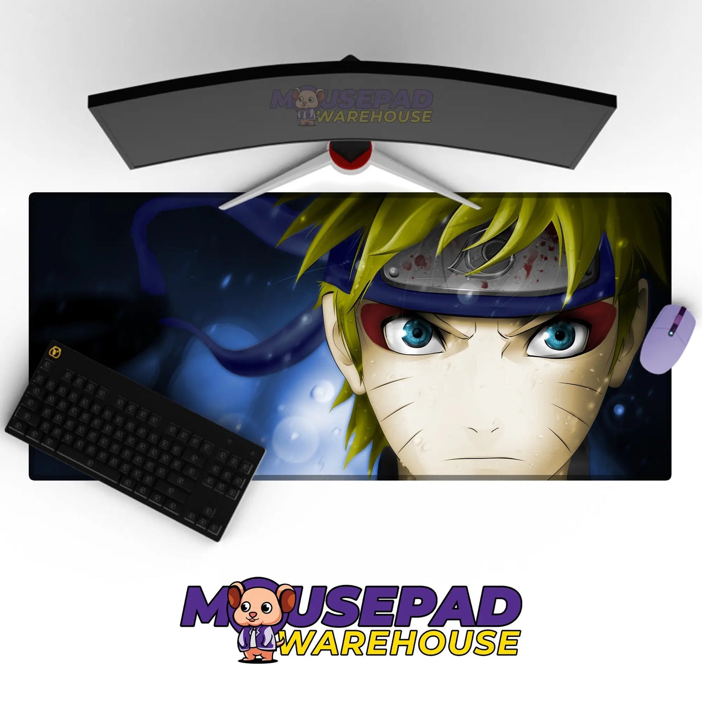 Naruto Storm Battle Focus Mousepad / Desk Mat - Mousepad Warehouse