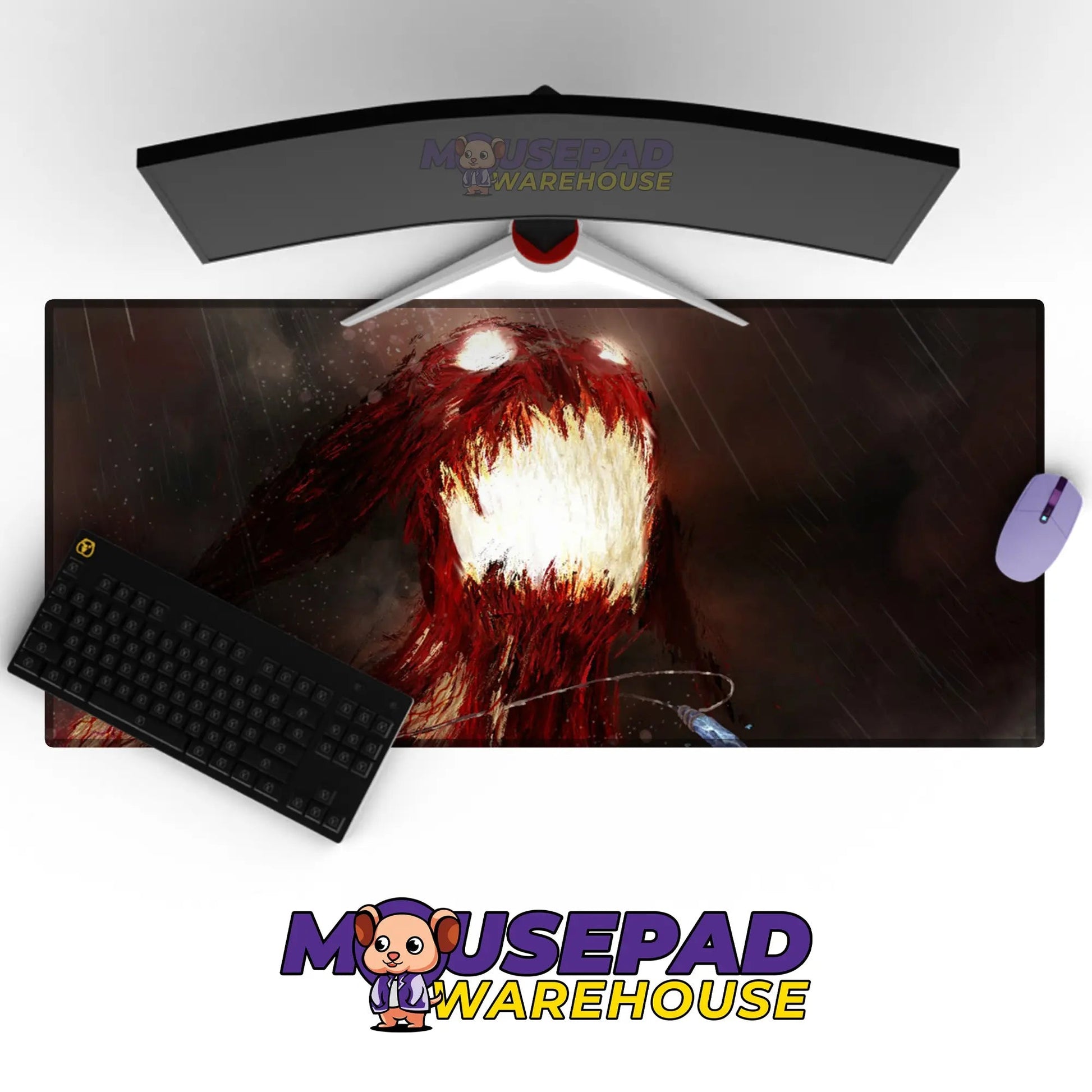 Kurama Beast of Rage Storm Mousepad / Desk Mat - Mousepad Warehouse
