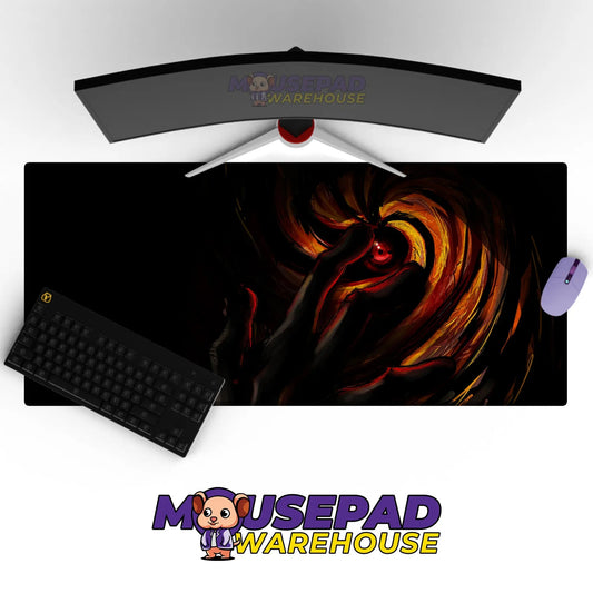Obito Uchiha Sharingan Spiral Mousepad / Desk Mat - Mousepad Warehouse