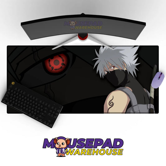 Kakashi Hatake Mangekyo Sharingan Focus Mousepad / Desk Mat - Mousepad Warehouse