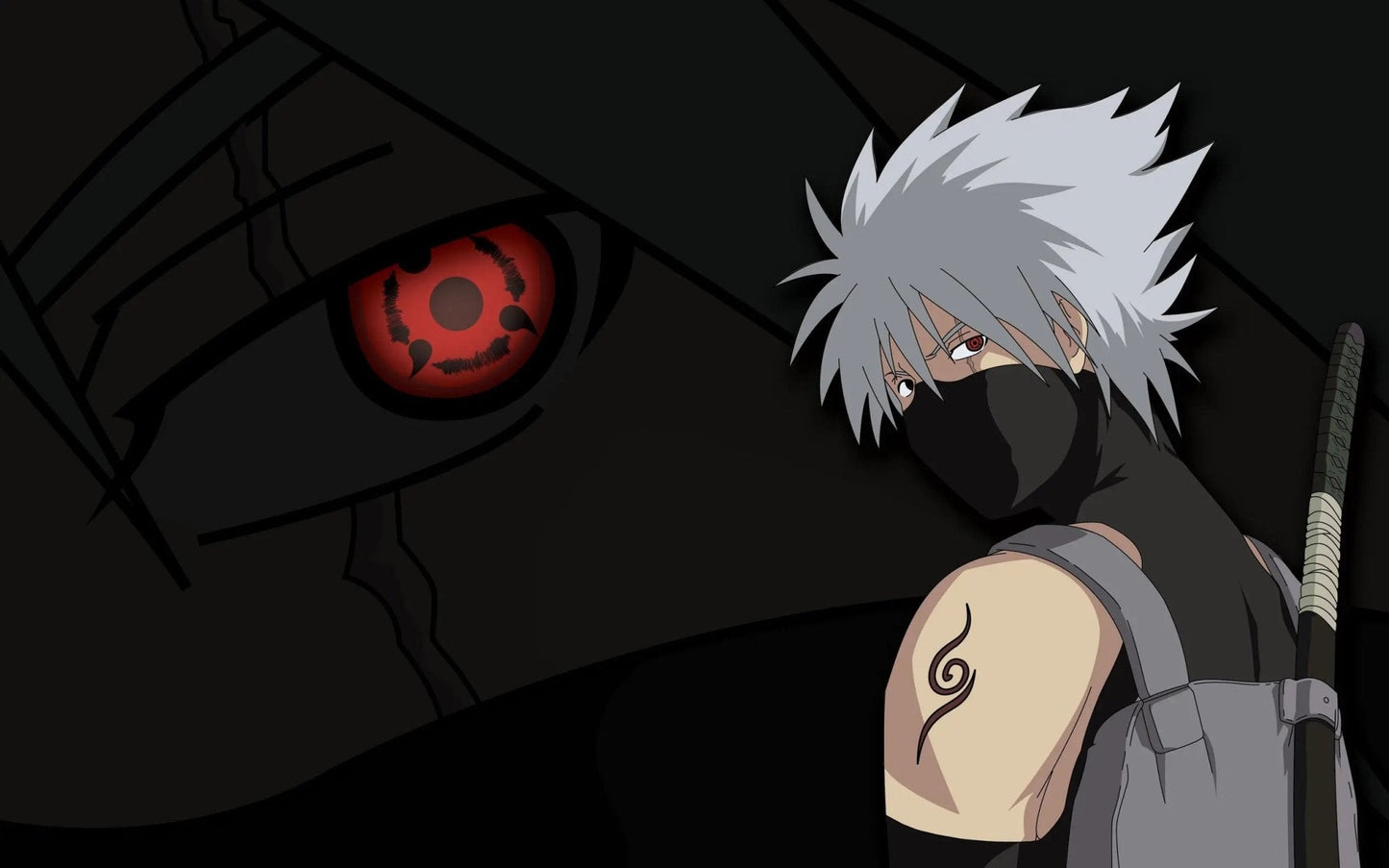 Kakashi Hatake Mangekyo Sharingan Focus Mousepad / Desk Mat - Mousepad Warehouse