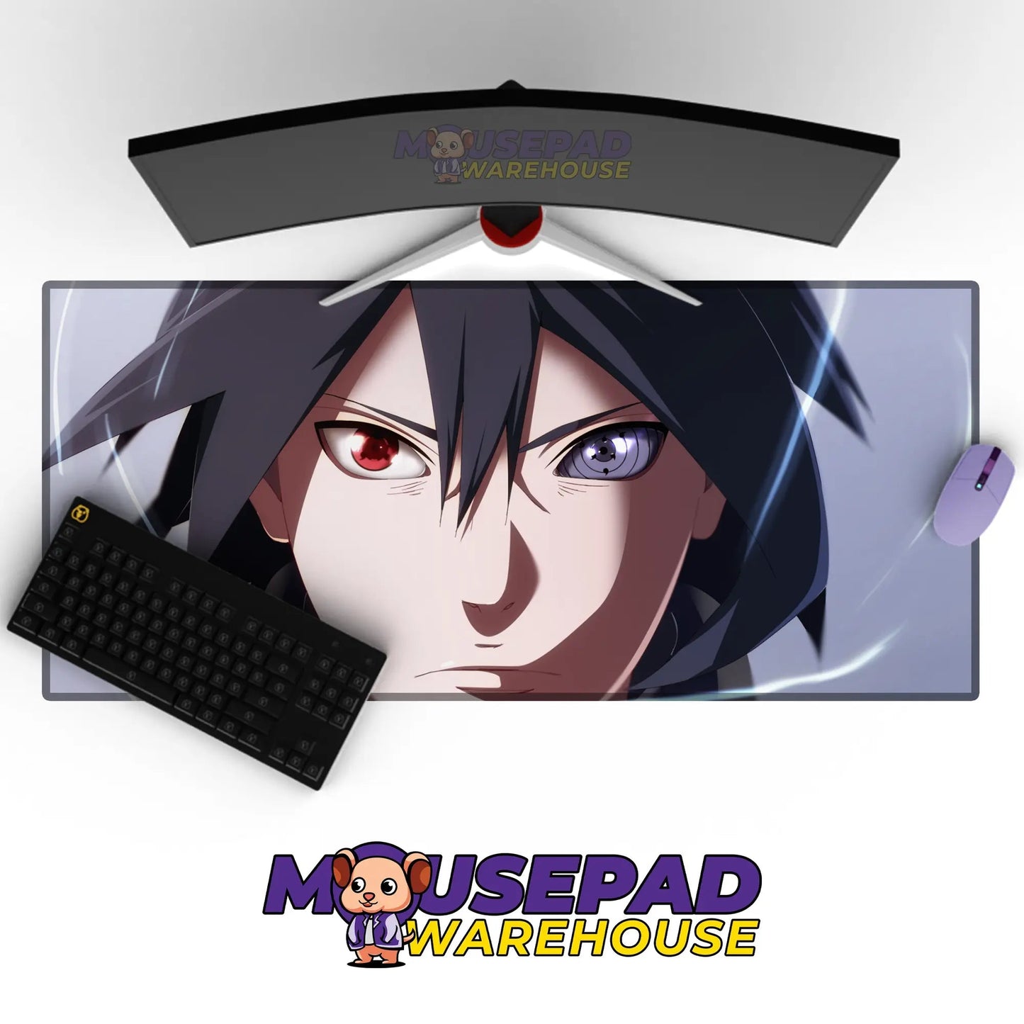 Sasuke Eternal Rinnegan Power Mousepad / Desk Mat - Mousepad Warehouse