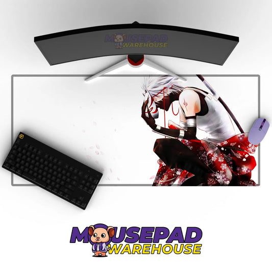Kakashi Hatake Cherry Blossom Reflection Mousepad / Desk Mat - Mousepad Warehouse