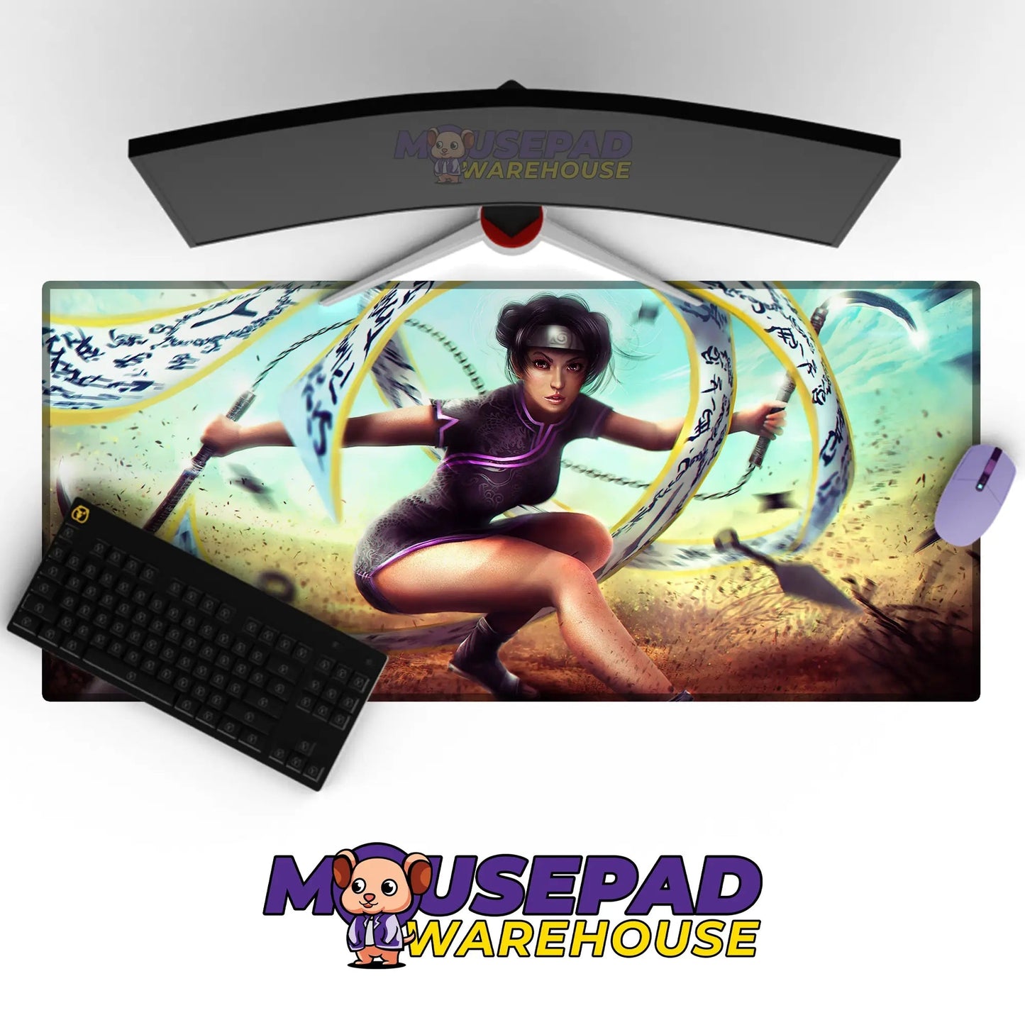Tenten Scroll Weapon Master Mousepad / Desk Mat - Mousepad Warehouse