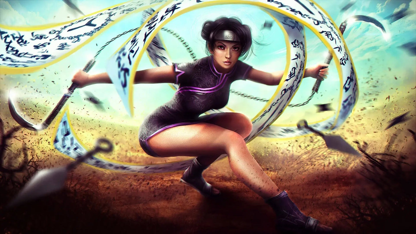 Tenten Scroll Weapon Master Mousepad / Desk Mat - Mousepad Warehouse