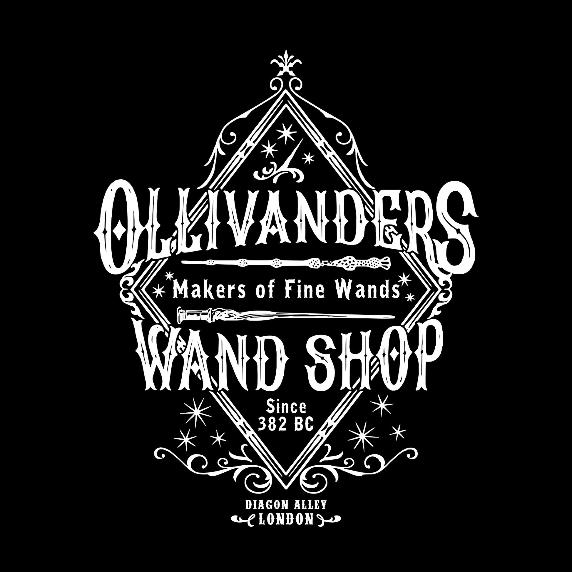 Ollivanders Wand Shop Harry Potter Mousepad HP8900 - Mousepad Warehouse