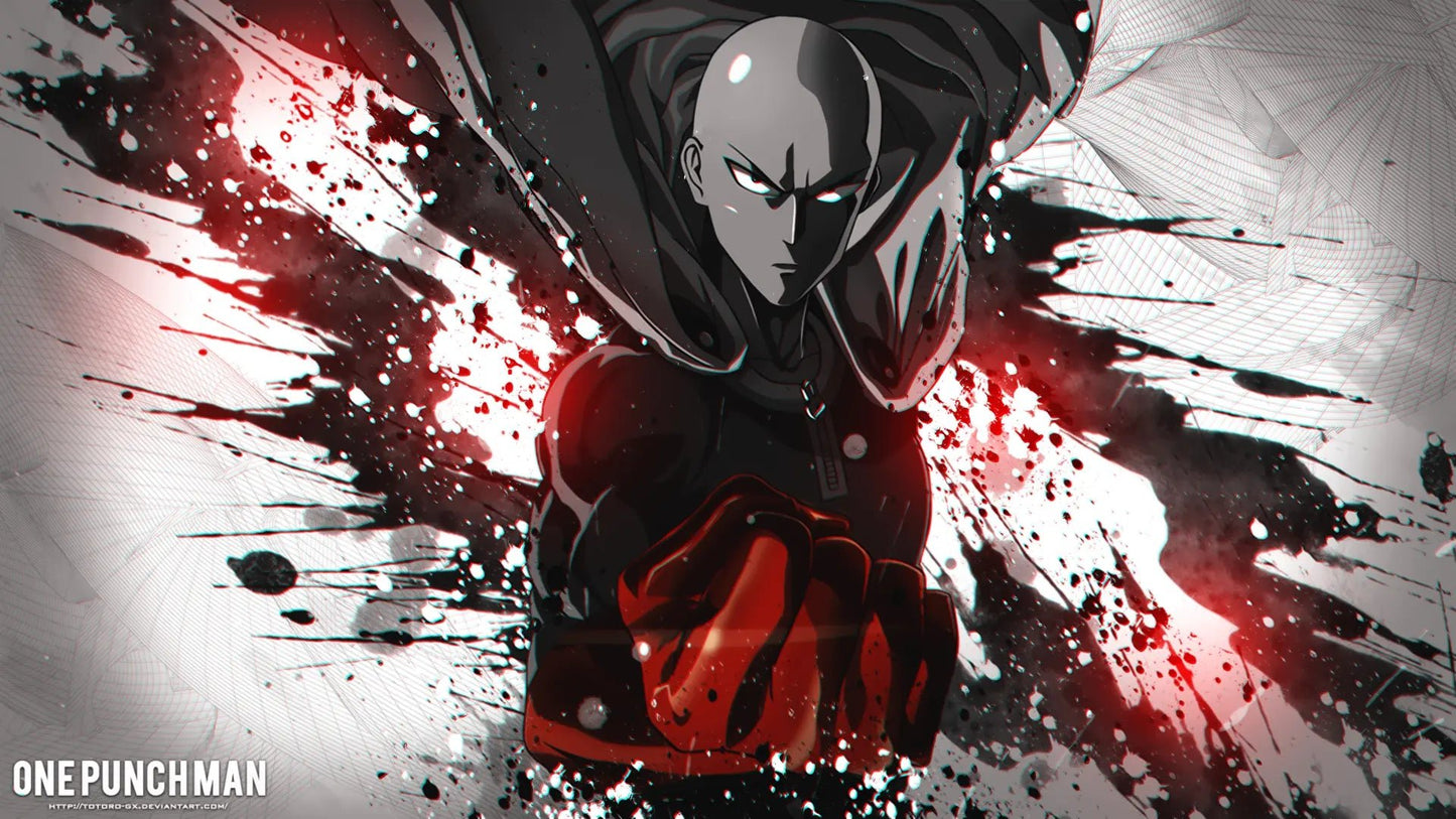 One Punch Man Anime Mousepad 702760 - Mousepad Warehouse