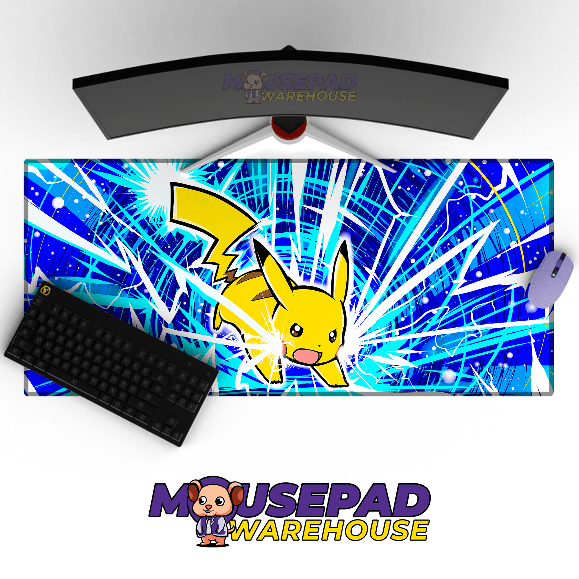 Pikachu Pokemon TV Show Mousepad 733489 - Mousepad Warehouse