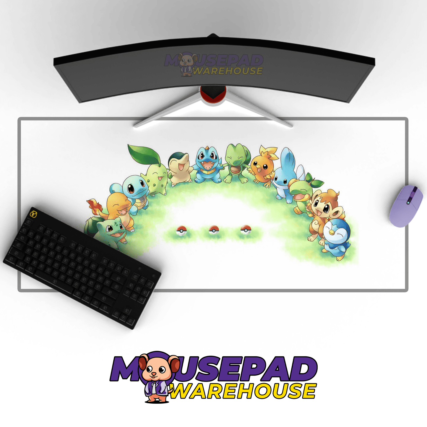Pokemon TV Show Mousepad 686170 - Mousepad Warehouse