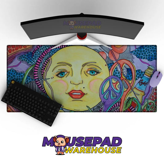 Psychedelic Pattern Mousepad 304102 - Mousepad Warehouse