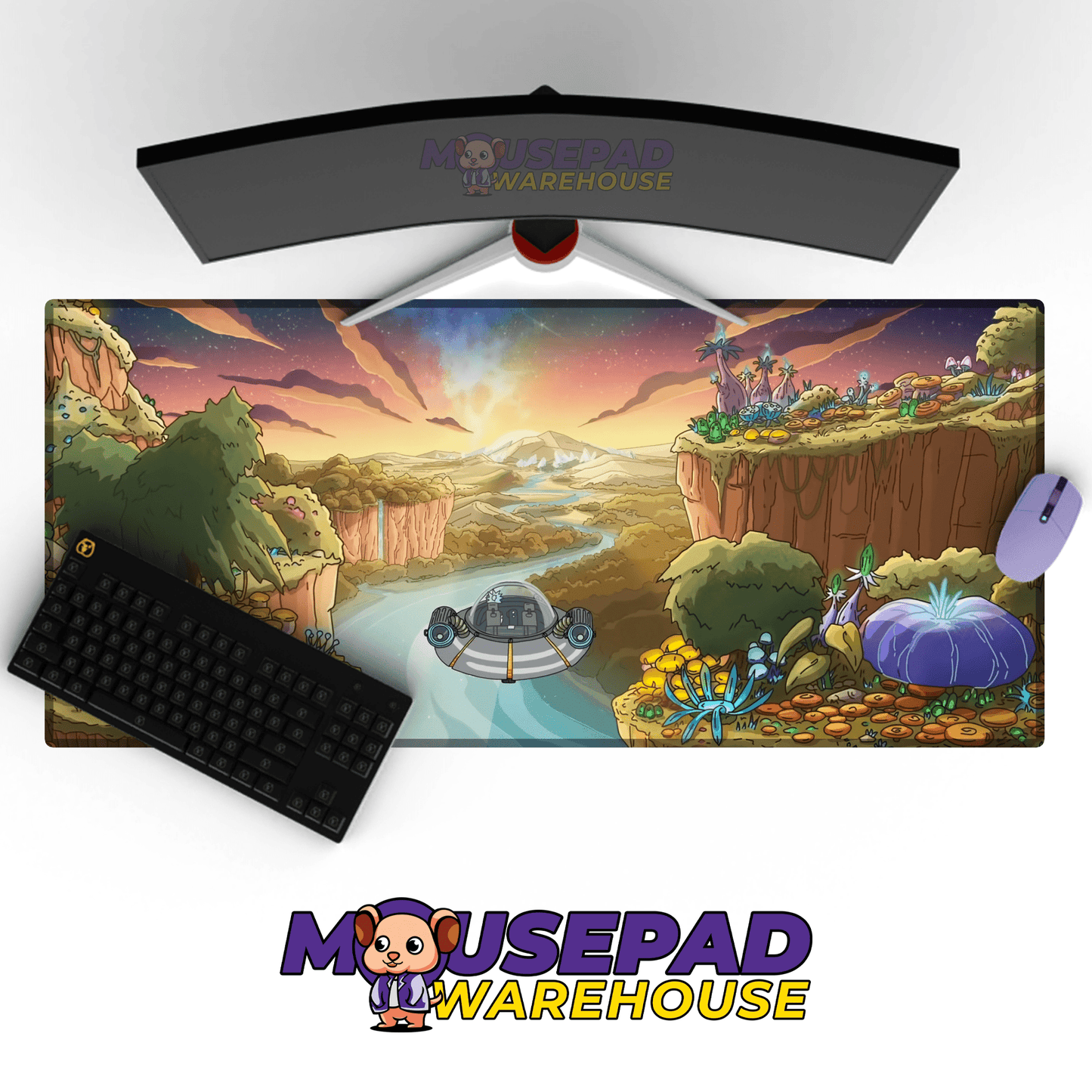 Rick and Morty TV Show Mousepad 1065157 - Mousepad Warehouse