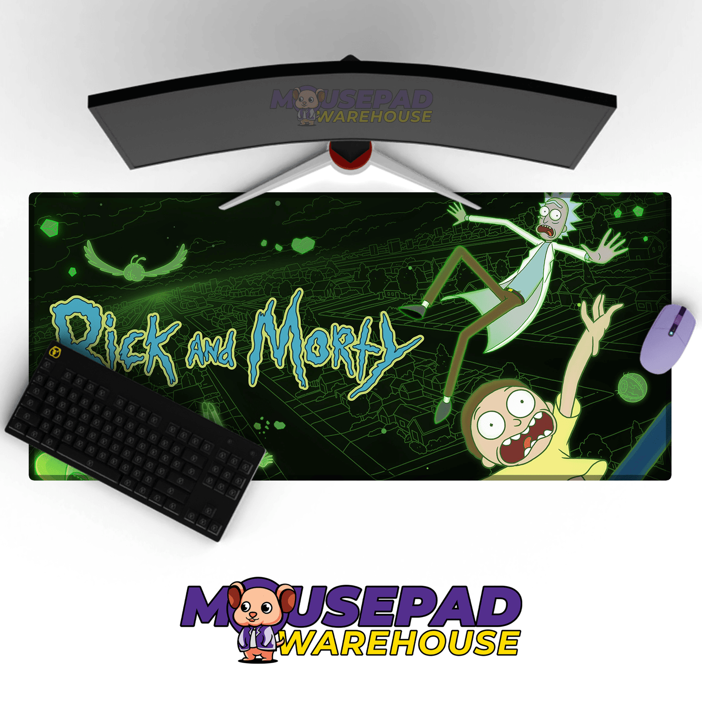 Rick and Morty TV Show Mousepad 1335140 - Mousepad Warehouse