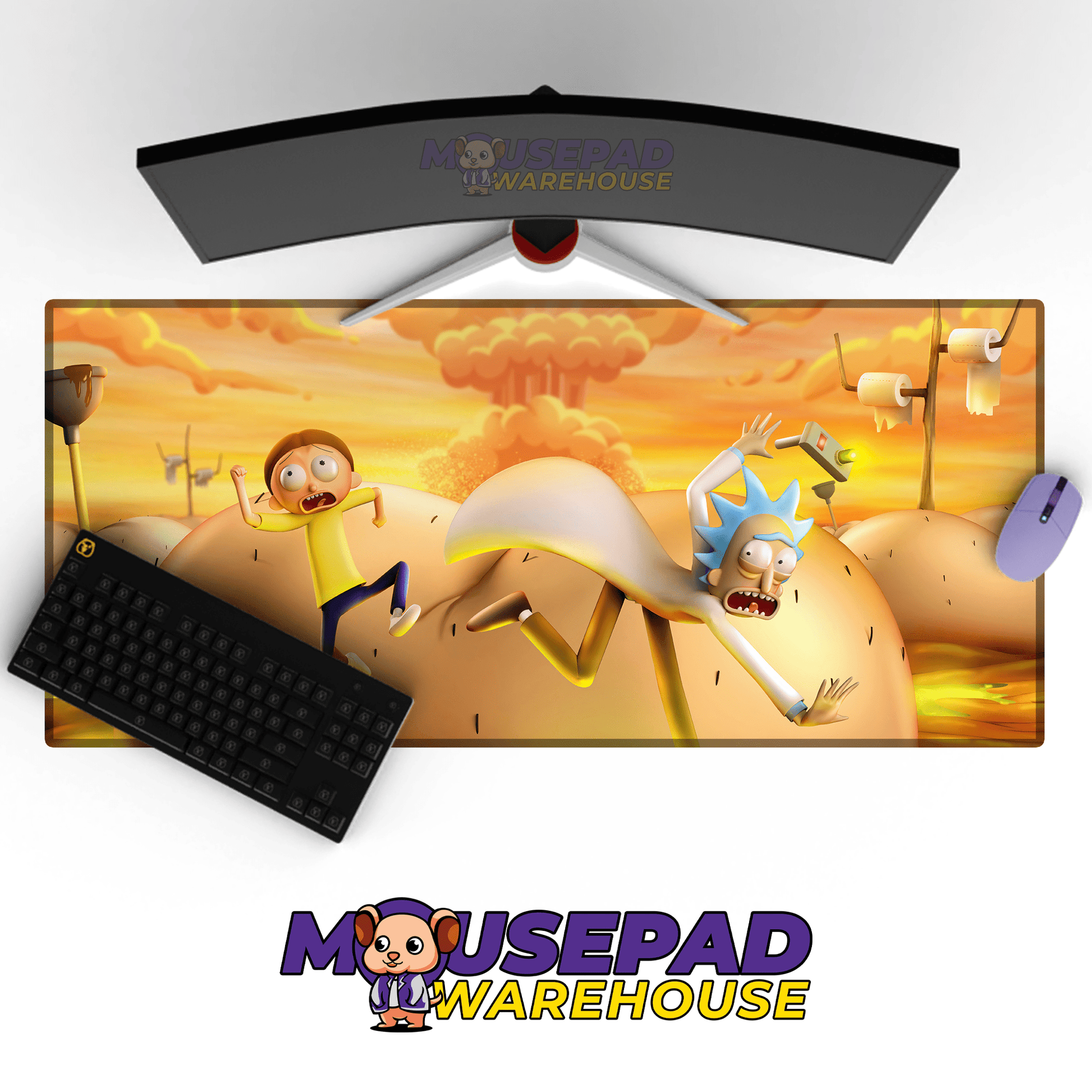 Rick and Morty TV Show Mousepad 1379137 - Mousepad Warehouse