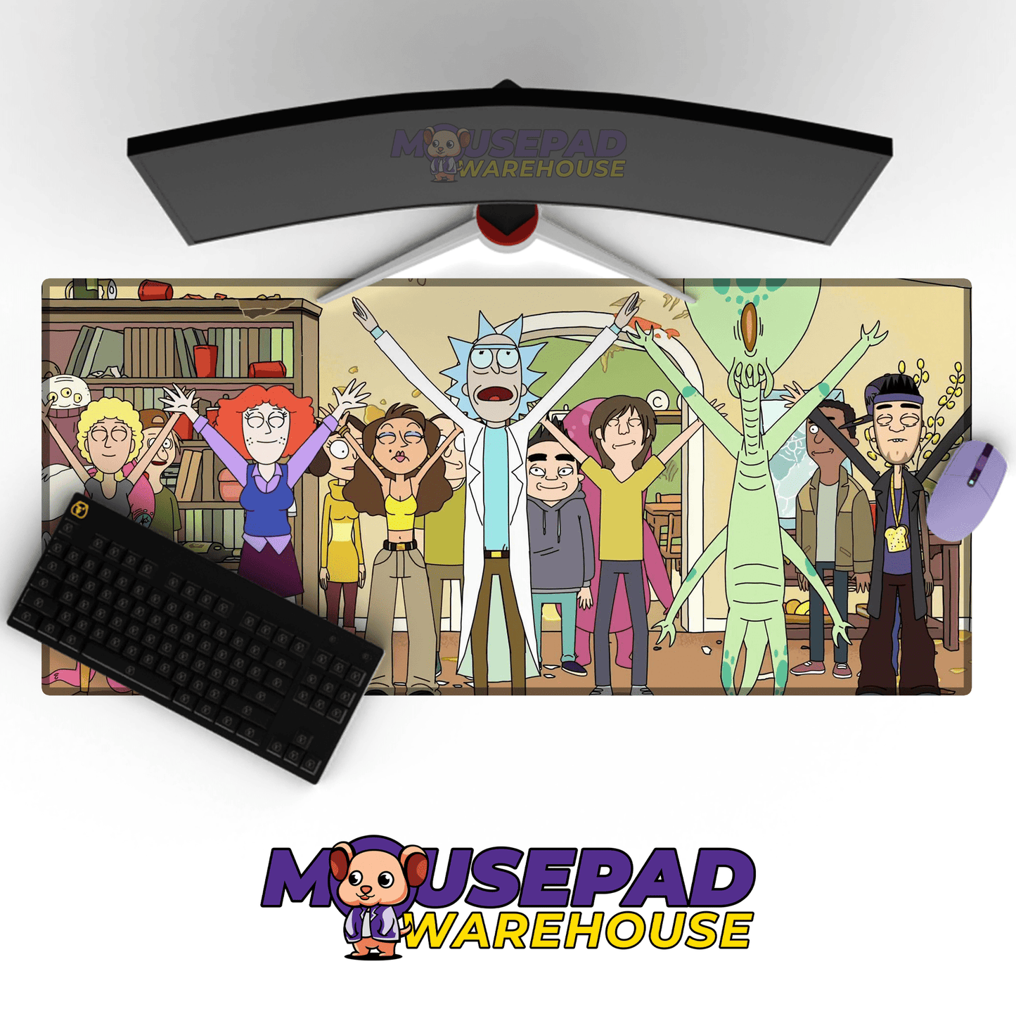 Rick and Morty TV Show Mousepad 633246 - Mousepad Warehouse