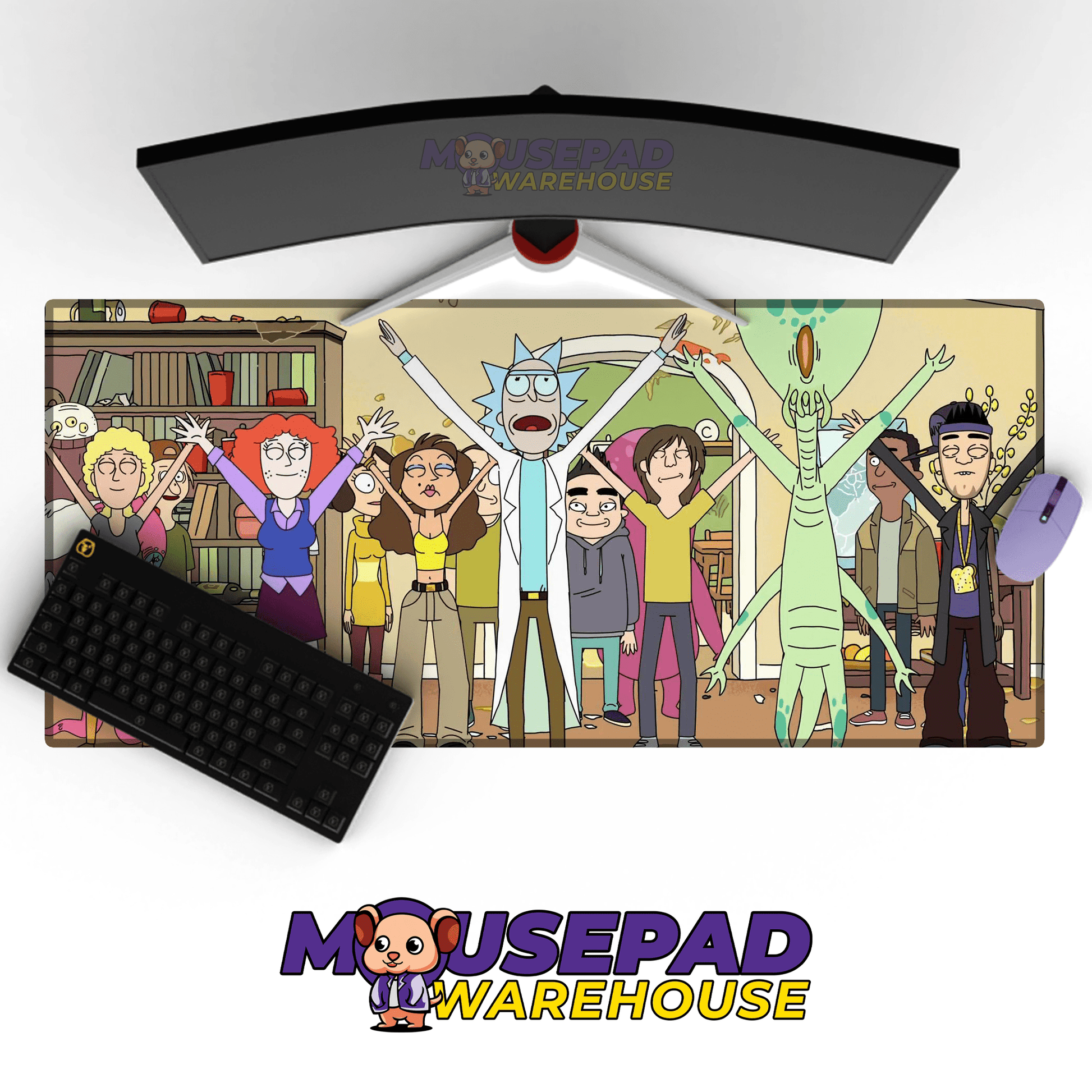 Rick and Morty TV Show Mousepad 633246 - Mousepad Warehouse