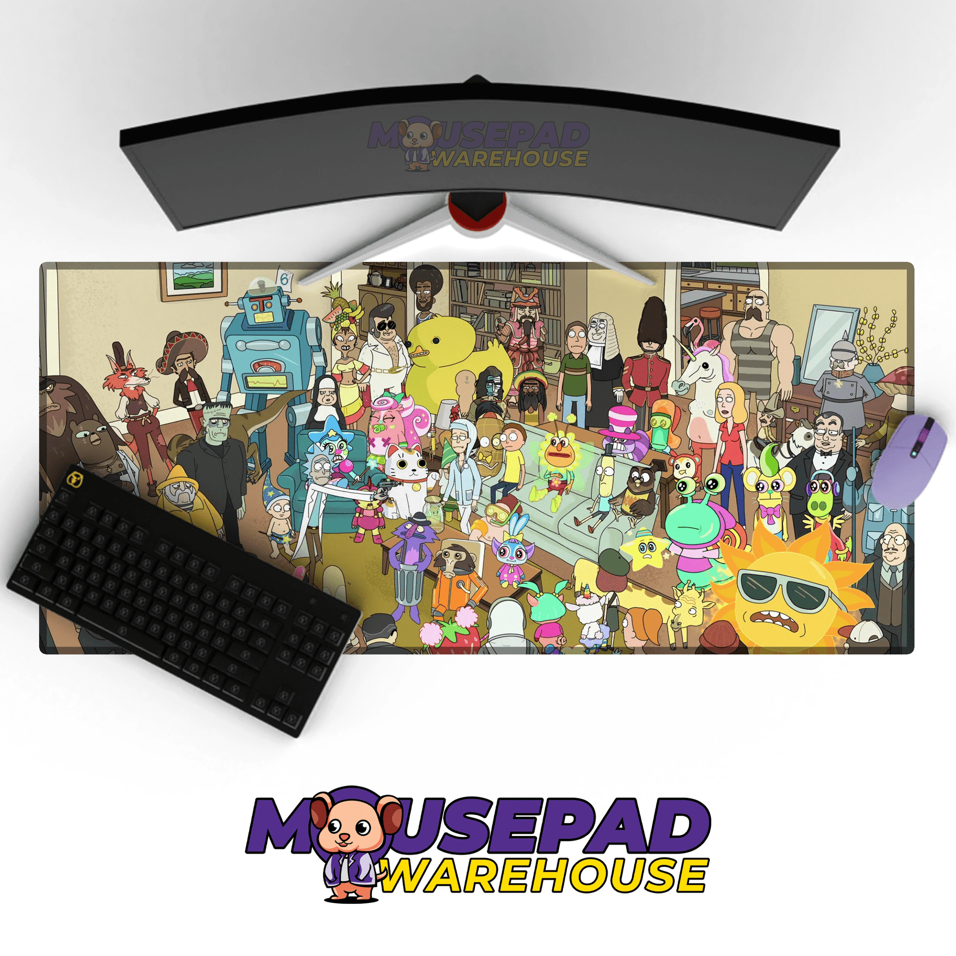 Rick and Morty TV Show Mousepad 633294 - Mousepad Warehouse