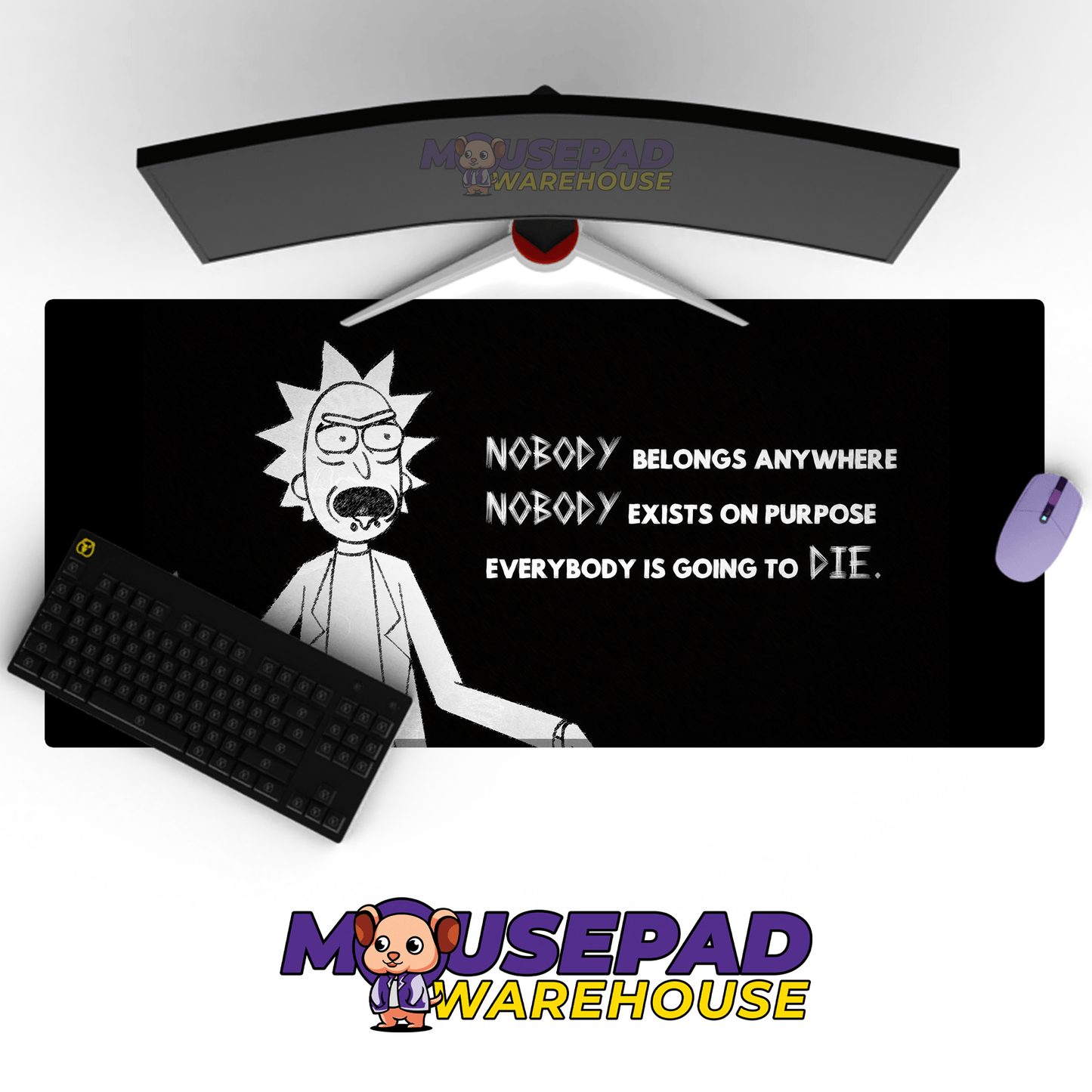 Rick and Morty TV Show Mousepad 651318 - Mousepad Warehouse