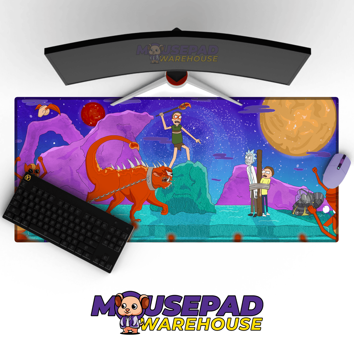 Rick and Morty TV Show Mousepad 728607 - Mousepad Warehouse