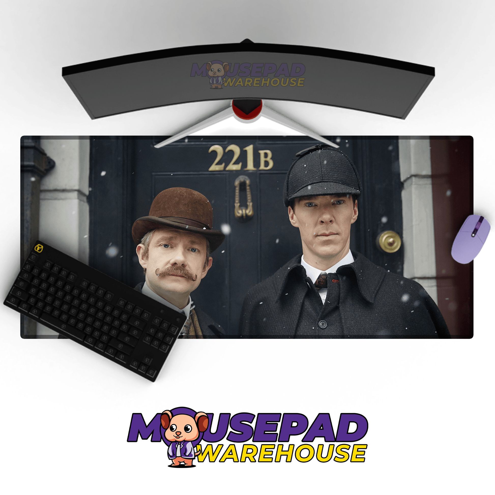 Sherlock TV Show Mousepad 1036456 - Mousepad Warehouse