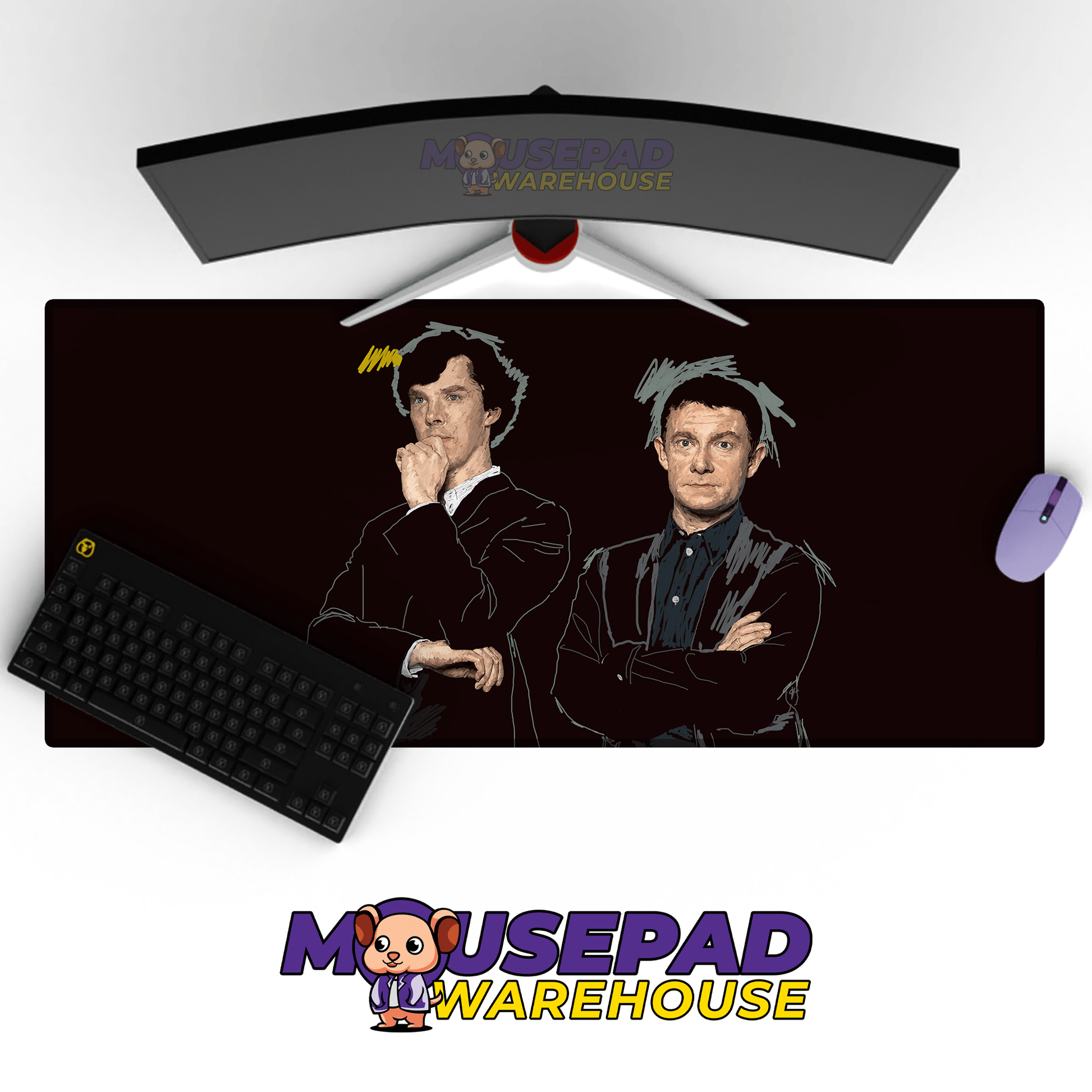 Sherlock TV Show Mousepad 1037211 - Mousepad Warehouse