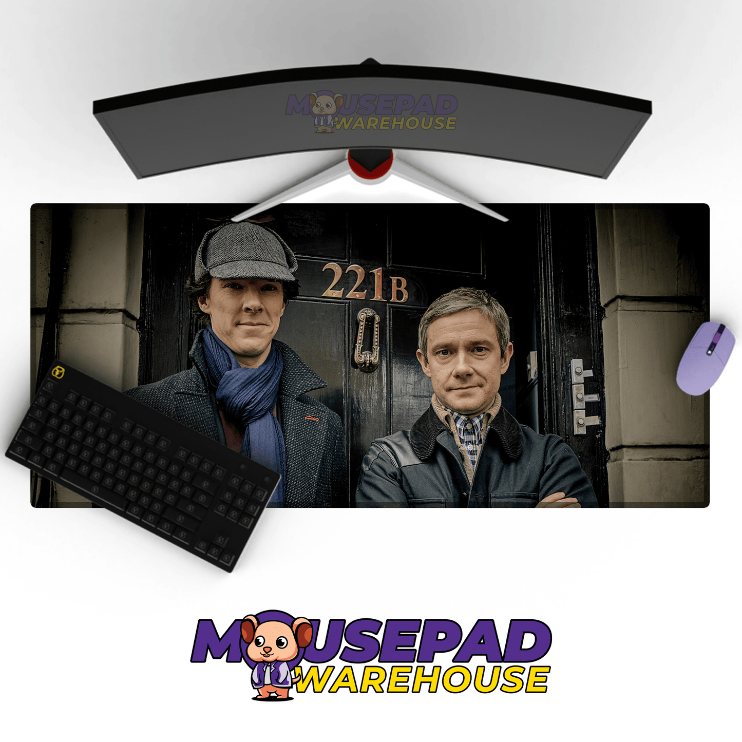 Sherlock TV Show Mousepad 782844 - Mousepad Warehouse