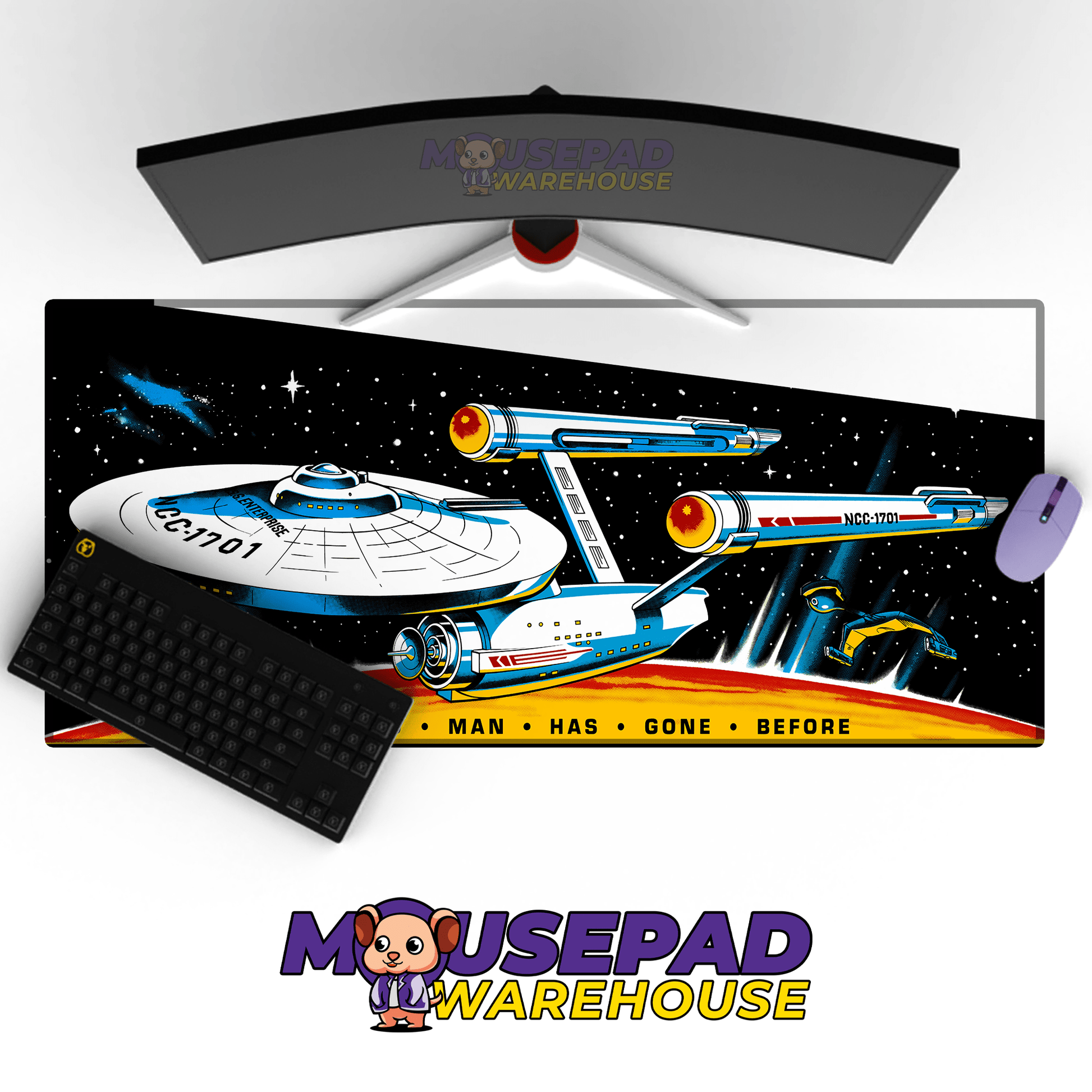 Star Trek TV Show Mousepad 520826 - Mousepad Warehouse