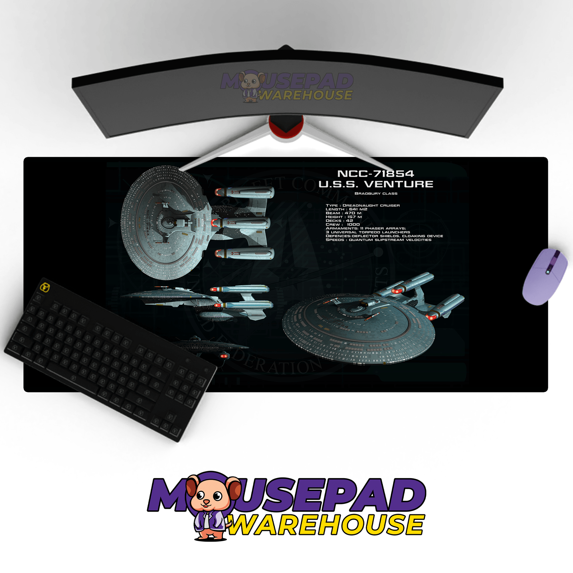 Star Trek TV Show Mousepad 554672 - Mousepad Warehouse