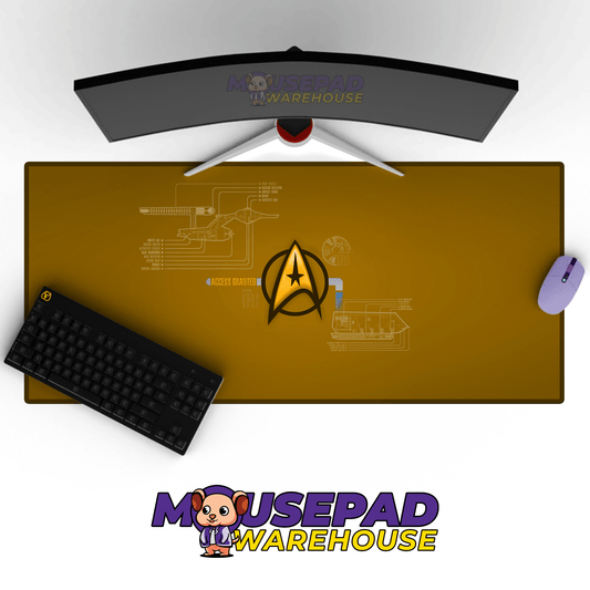 Star Trek TV Show Mousepad 637038 - Mousepad Warehouse