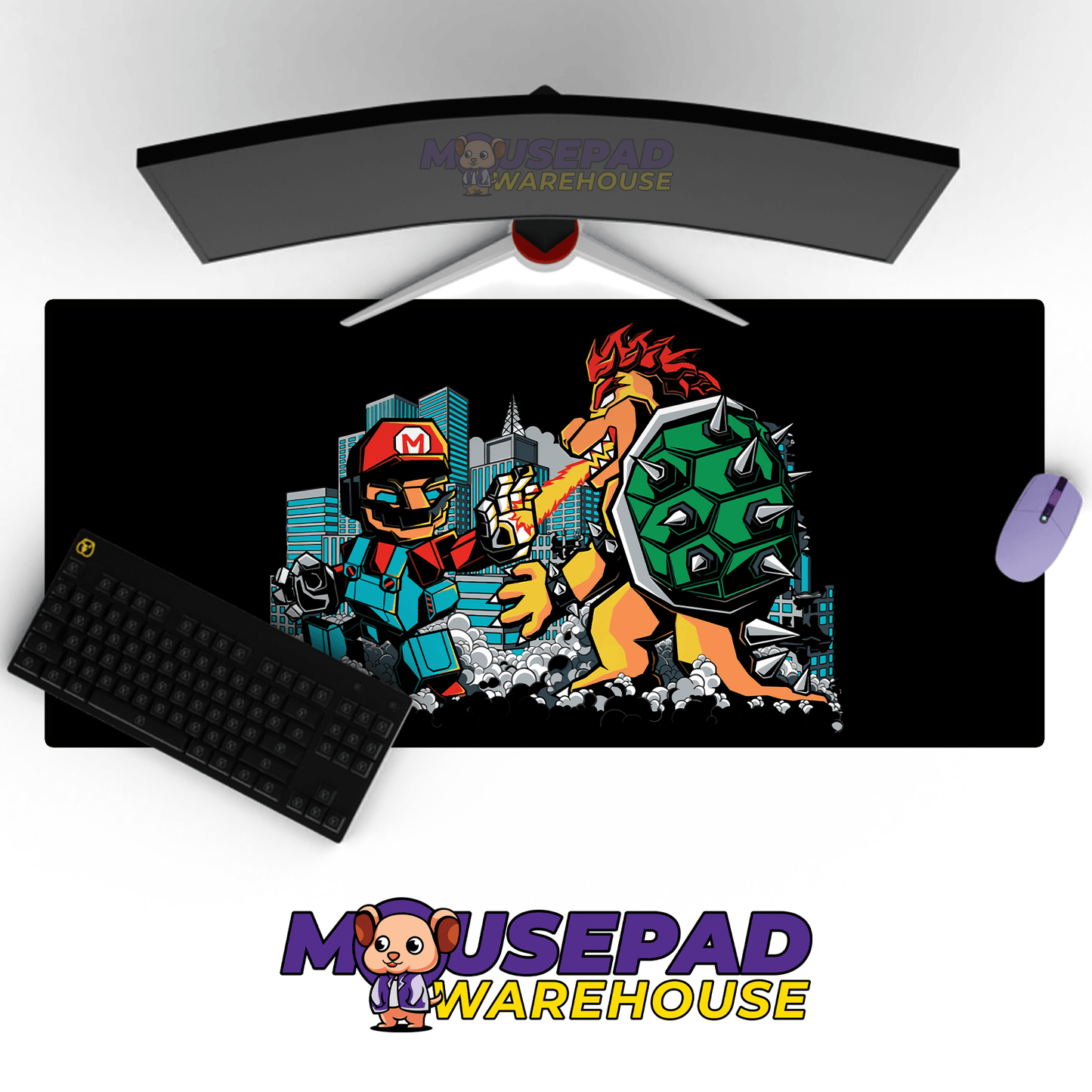 Super Mario Game Mousepad RG1 - Mousepad Warehouse