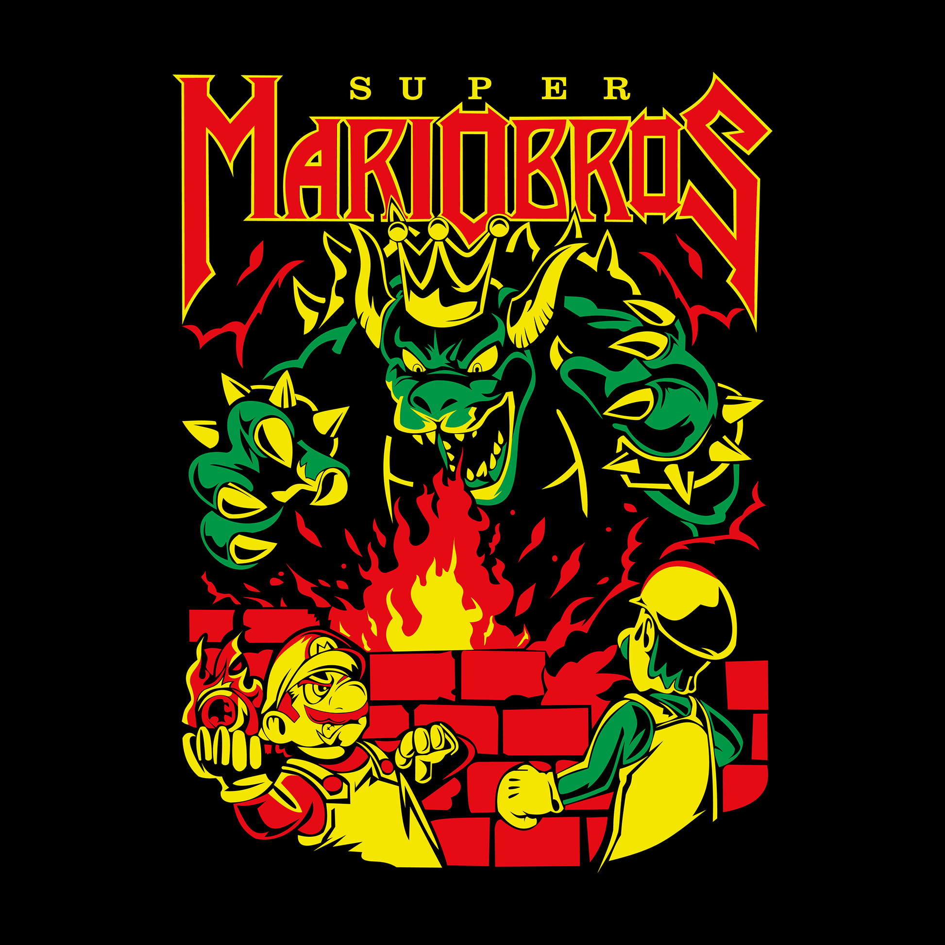 Super Mario Game Mousepad RG10 - Mousepad Warehouse