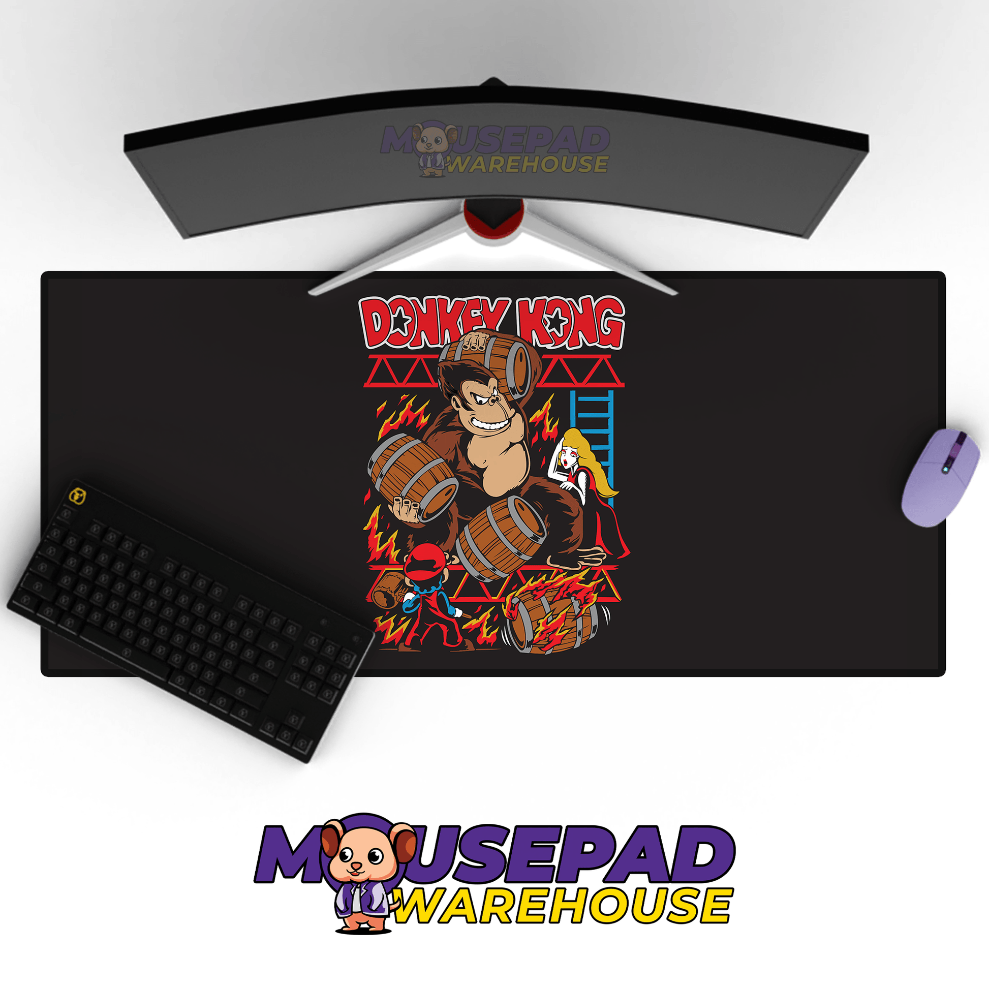 Super Mario Game Mousepad RG145 - Mousepad Warehouse