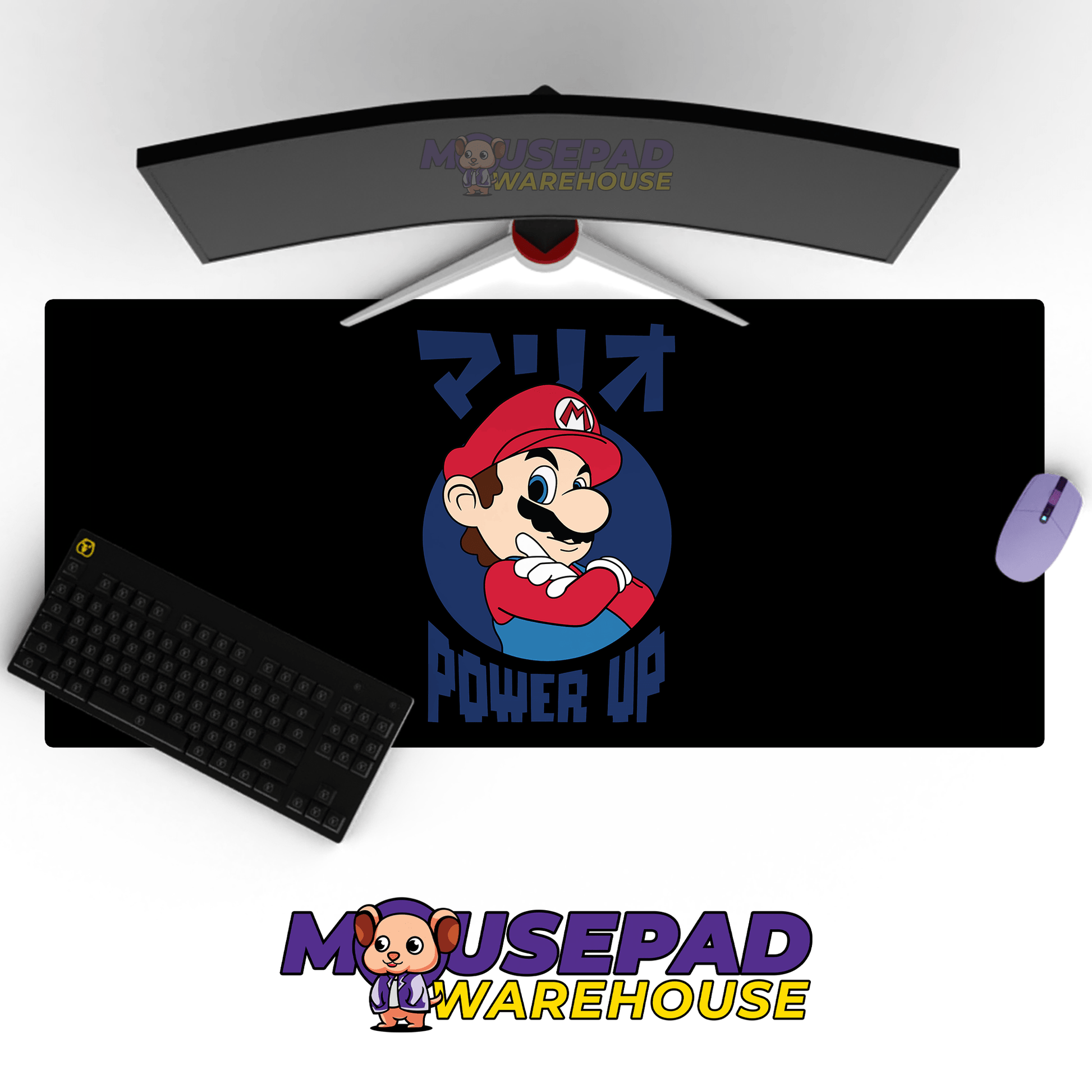 Super Mario Game Mousepad RG153 - Mousepad Warehouse
