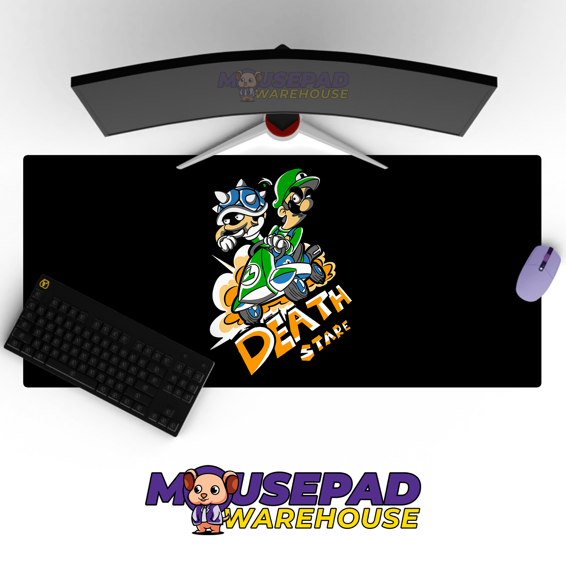 Super Mario Game Mousepad RG156 - Mousepad Warehouse