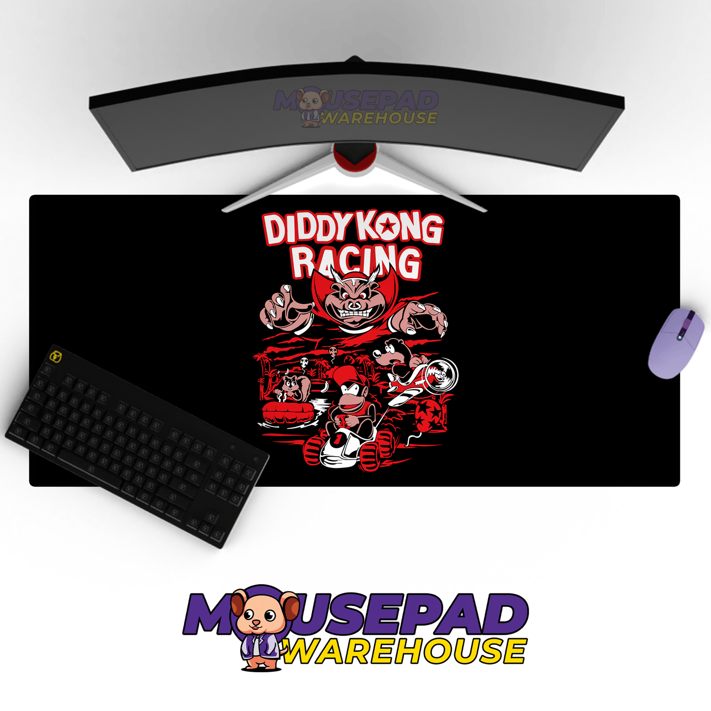 Super Mario Game Mousepad RG17 - Mousepad Warehouse