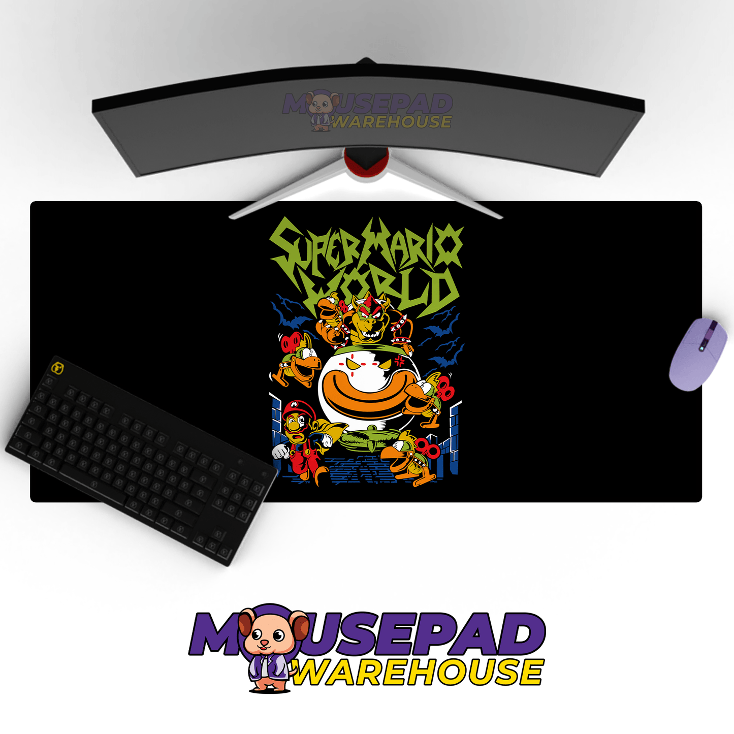Super Mario Game Mousepad RG19 - Mousepad Warehouse