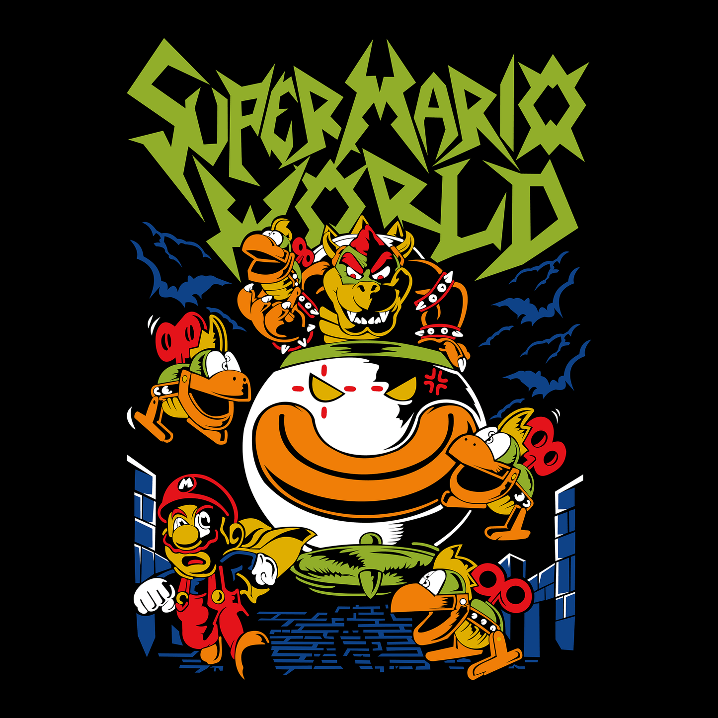 Super Mario Game Mousepad RG19 - Mousepad Warehouse