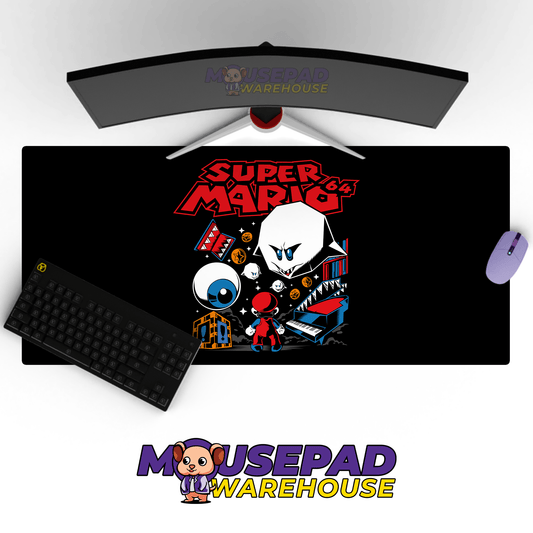 Super Mario Game Mousepad RG21 - Mousepad Warehouse