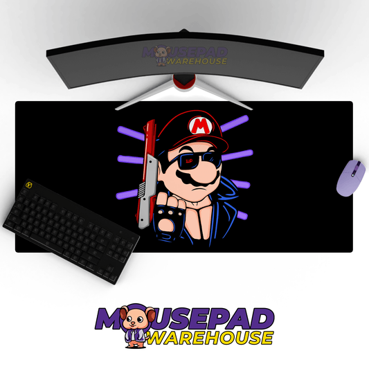 Super Mario Game Mousepad RG53 - Mousepad Warehouse