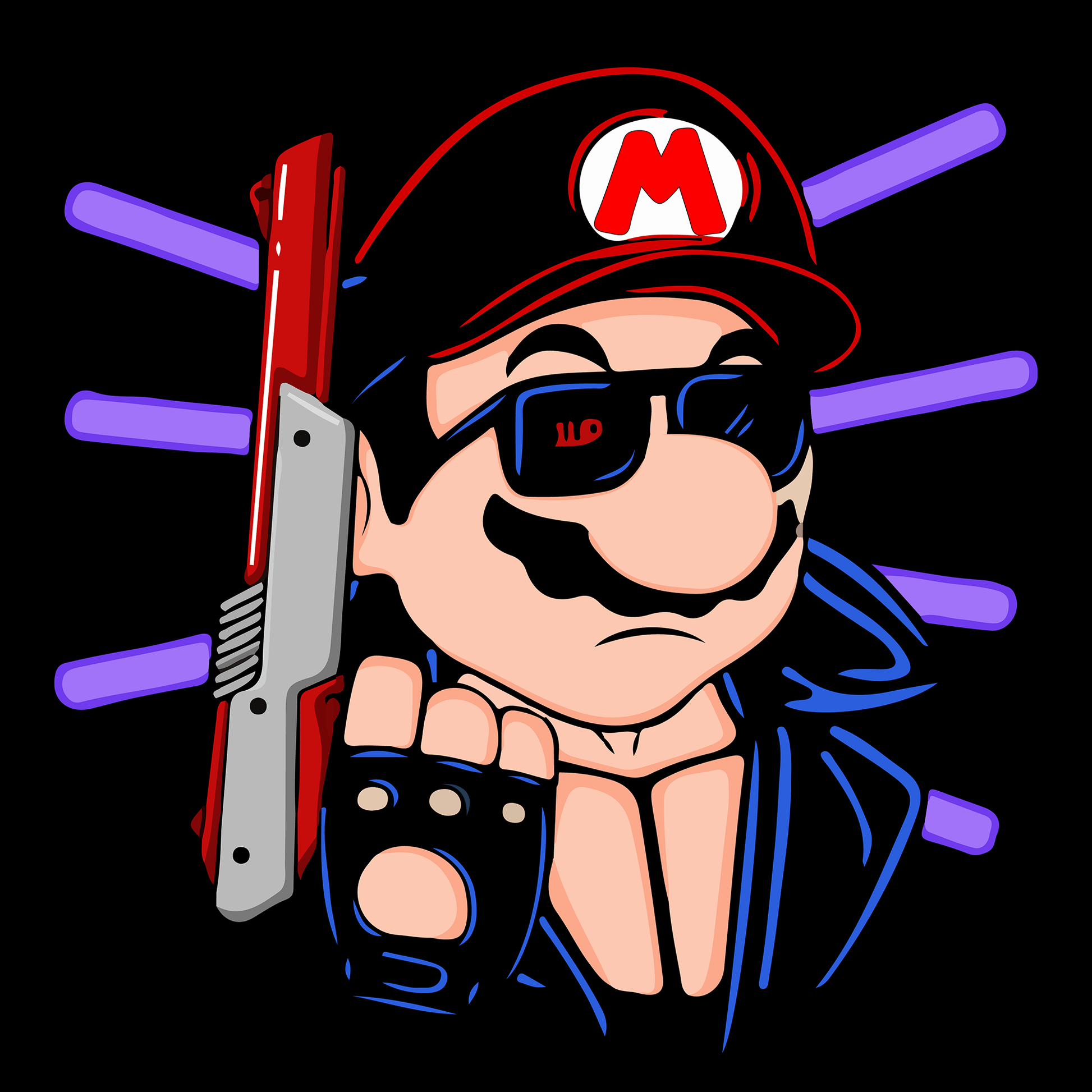 Super Mario Game Mousepad RG53 - Mousepad Warehouse