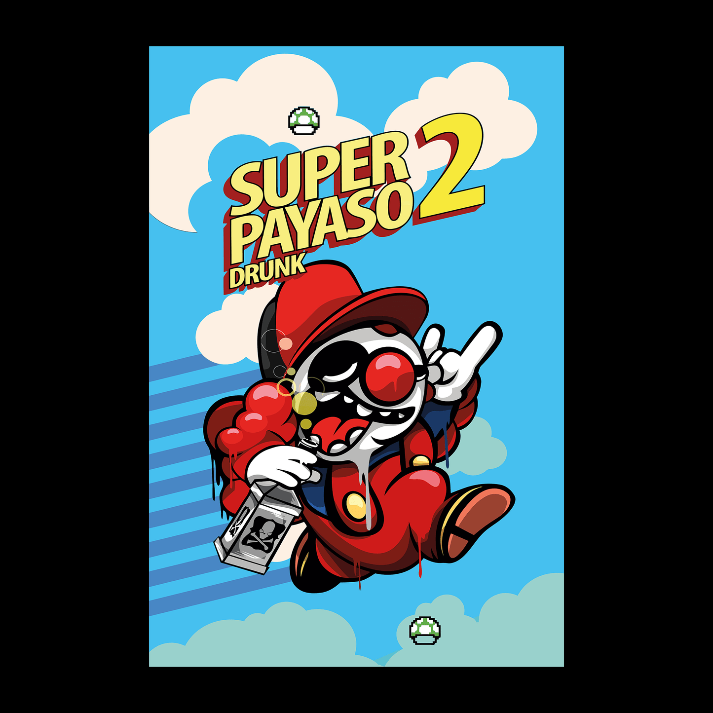 Super Mario Game Mousepad RG61 - Mousepad Warehouse