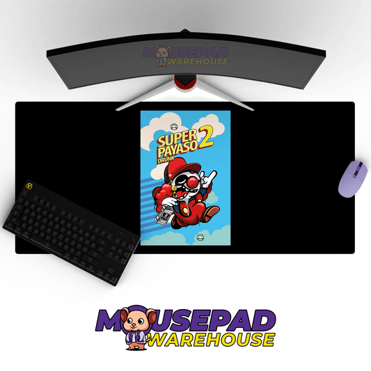 Super Mario Game Mousepad RG61 - Mousepad Warehouse