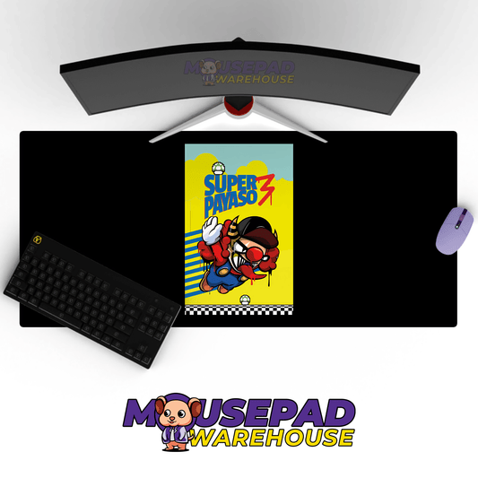 Super Mario Game Mousepad RG62 - Mousepad Warehouse